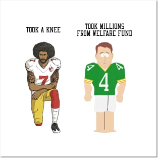 Colin Kaepernick & Brett Favre SouthPark Posters and Art